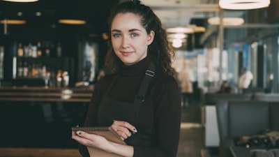 Portrait of a restaurant owner